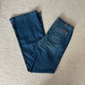 Women’s 7 For All Mankind Georgia Flare Wide Leg Jeans